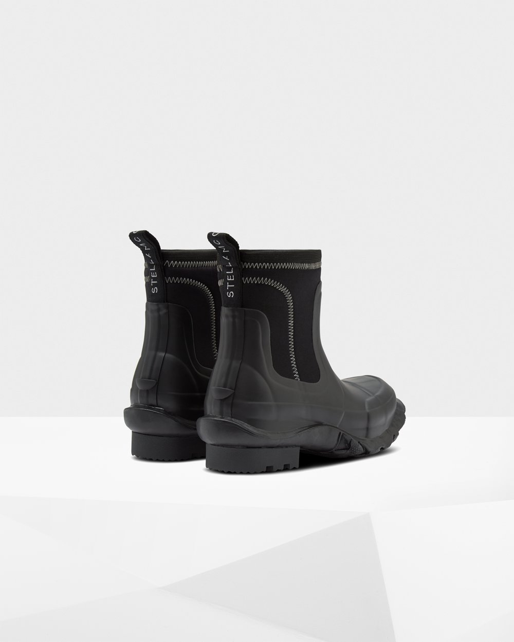 Hunter Stella Mccartney X Chelsea Boots - On Sale Mens Black - RYXMUA158